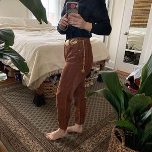 Pacsun terracotta corduroys